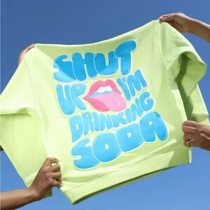 Poppi matching set merch “Shut Up I’m Drinking Soda”